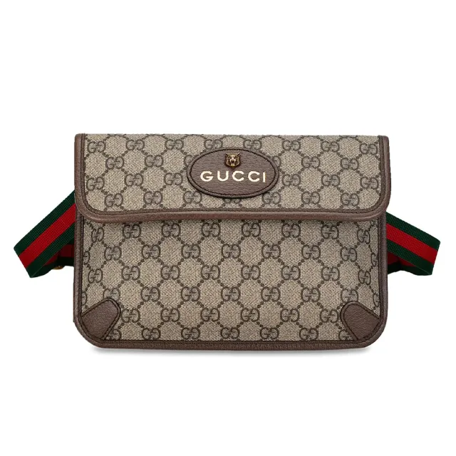 【GUCCI 古馳】493930/674081 經典GG Supreme帆布belt bag系列斜背胸/腰包(款式任選)