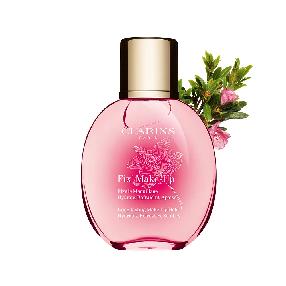 【CLARINS 克蘭詩】玫瑰精萃定妝噴霧50ml