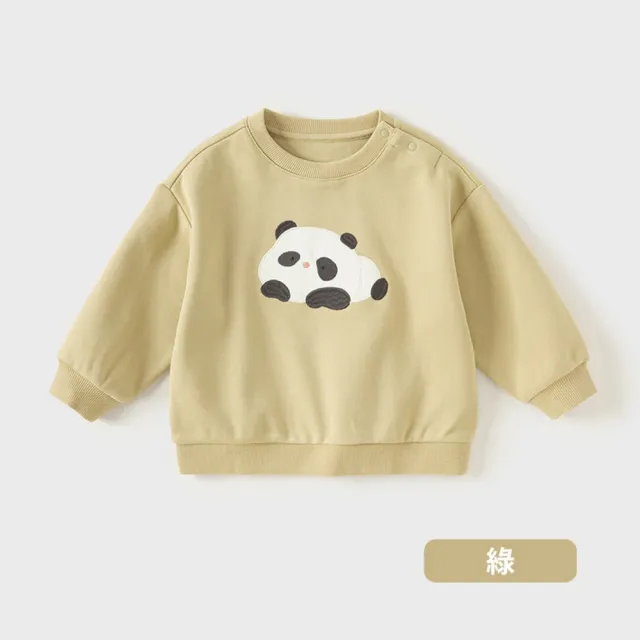 【Dave Bella】可愛動物刺繡多色大學T/長袖上衣(DB3241854)