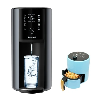 【Honeywell】太空人 RO 濾淨瞬熱飲水機WSRO-602-TW-宇宙黑(+贈3.2L氣炸鍋)