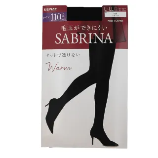 【Gunze 郡是】日本郡是110丹尼厚褲襪/保暖/發熱褲襪(黑色)