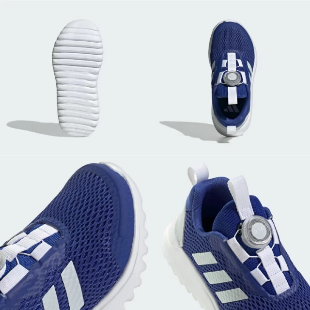 adidas 愛迪達 童鞋 ActiveFlex BOA 3.0 K 藍 白 中童 運動鞋 旋鈕 無鞋帶 愛迪達(IE3958)