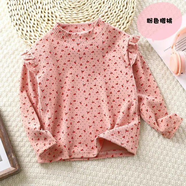 【Baby 童衣】女童上衣 小清新風上衣 兒童秋冬內搭上衣 89093(兒童長袖上衣)