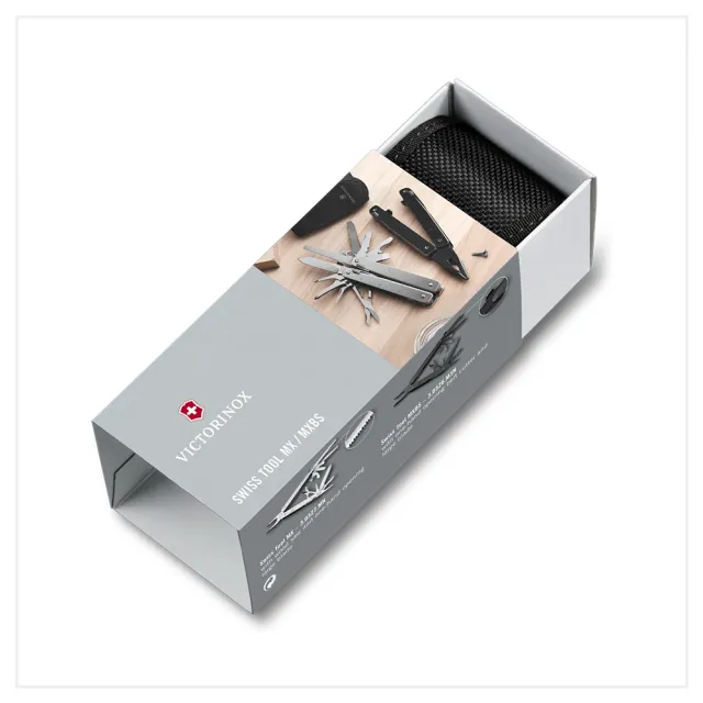 【VICTORINOX 瑞士維氏】Swiss Tool Spirit MX工具鉗 105mm/24用/銀(3.0224.MN)