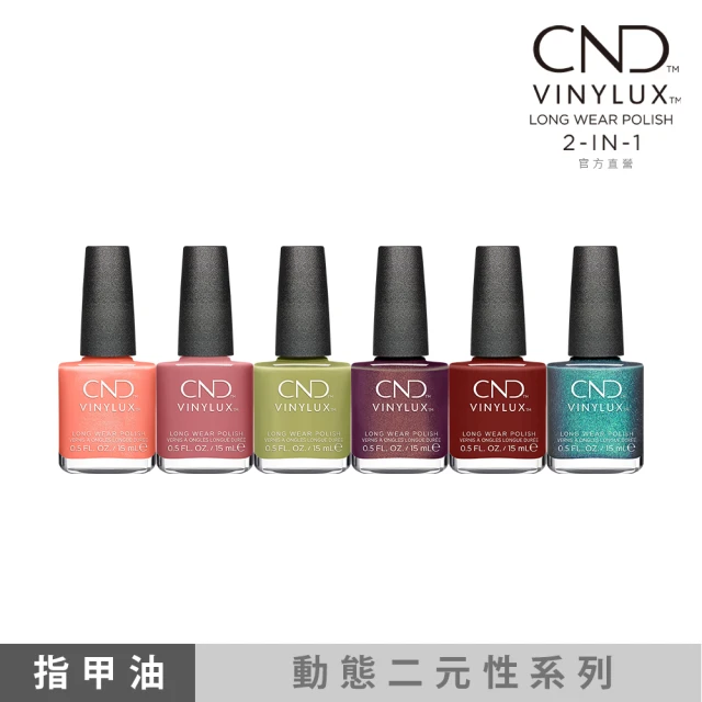 CND VINYLUX 完美光感指甲油 動態二元性系列 15ml(類光療/美甲)