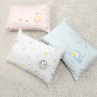 【PUKU 藍色企鵝】Fluffy棉眠幼兒枕45x32x8cm(台灣製)