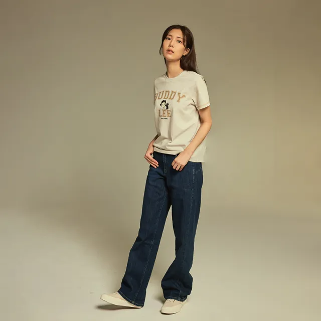 【Lee】女裝 牛仔褲 / 428 高腰舒適直筒 深藍洗水(LB417123309)