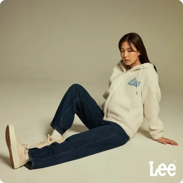 【Lee】女裝 牛仔褲 / 428 高腰舒適直筒 深藍洗水(LB417123309)