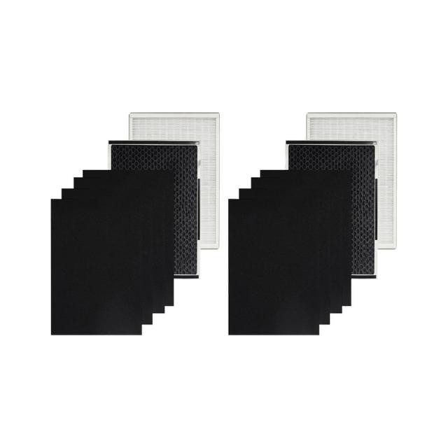 【PUREBURG】適用Brise C600空氣清淨機高效HEPA活性碳前置碳棉替換濾網組