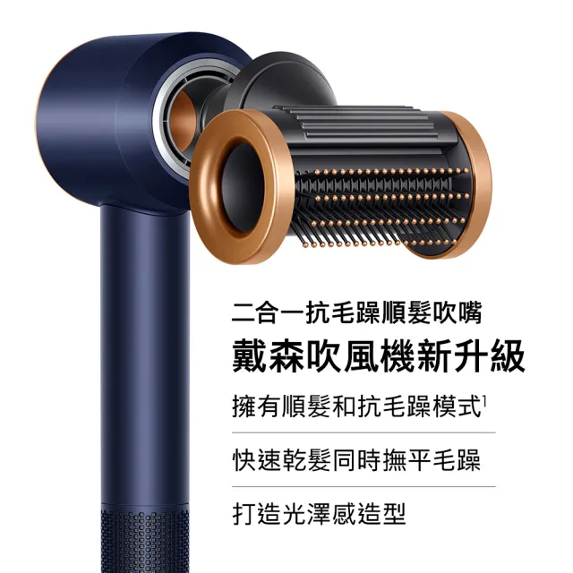 【dyson 戴森】HD15 Supersonic 全新一代 吹風機 溫控 負離子(普魯士藍色禮盒版)