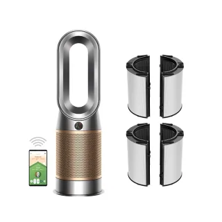 【dyson 戴森】HP09 Purifier Hot+Cool Formaldehyde 三合一甲醛偵測涼暖空氣清淨機(鎳金色)