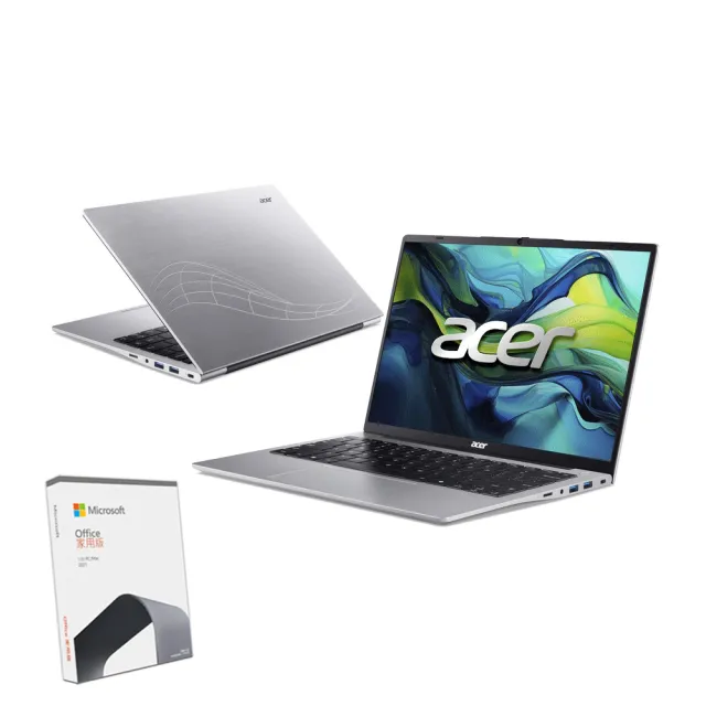 【Acer 宏碁】Office2021組★14吋Ultra5 AI筆電(Swift Lite/SFL14-51M-50W8/Ultra 5-125U/16G/512G/W11)