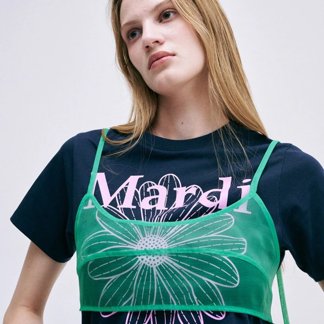 MARDI MERCREDI 印花短版TEE 象牙白色 經典