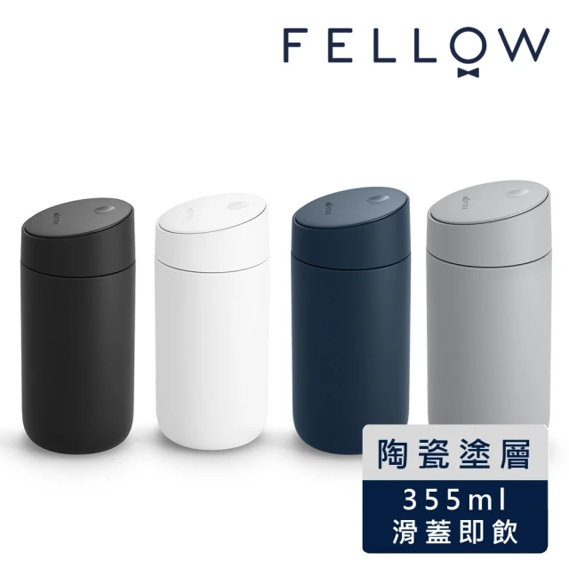 FELLOW 355ml 滑蓋版卡特隨行真空保溫杯 SLIDE-LOCK LID CARTER MOVE MUG(陶瓷塗層/隔熱保溫)