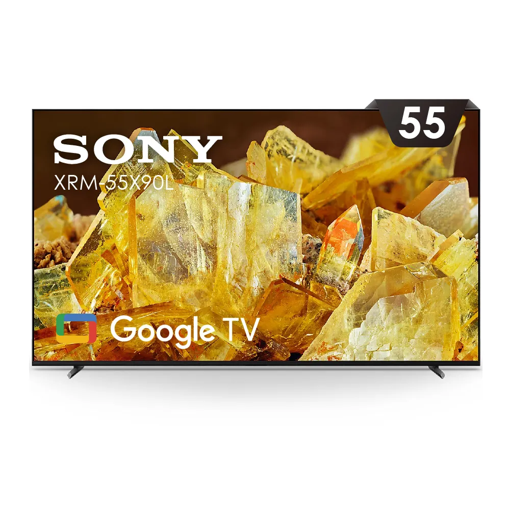 【SONY 索尼】BRAVIA 55型 4K HDR Full Array LED Google TV顯示器(XRM-55X90L)