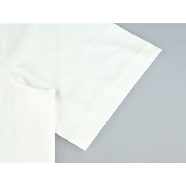 【Paul Smith】PAUL SMITH簡約草寫層次LOGO刺繡設計有機棉圓領短袖T恤(男款/白)