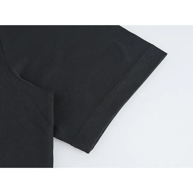 【Paul Smith】PAUL SMITH簡約草寫層次LOGO刺繡設計有機棉圓領短袖T恤(男款/黑)