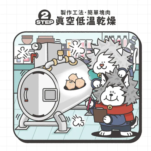 【NU4PET 陪心寵糧】犬貓 滿嘴塊肉凍乾－野放骰子牛40g(寵物凍乾 寵物零食 原肉凍乾)