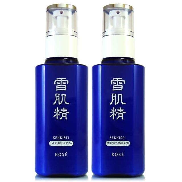 【KOSE 高絲】雪肌精乳液140ml-極潤型/雪肌精全能活膚凝露80g - 任選雙瓶組(專櫃公司貨)