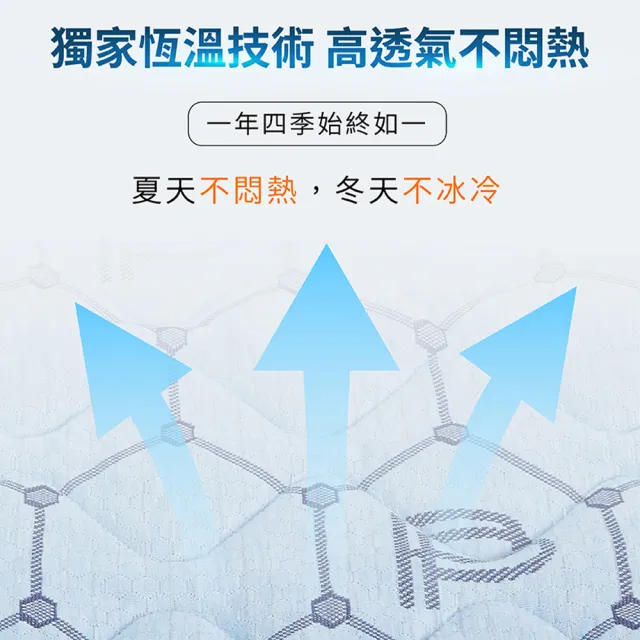 【PP 石墨烯】石墨烯釋壓循環枕墊1入(適用所有枕頭)