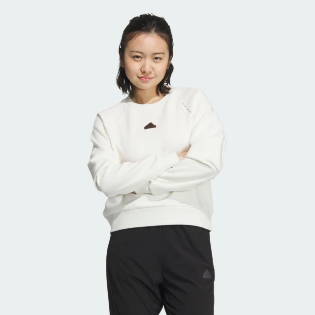 adidas 愛迪達 運動服 長袖上衣 大學T 衛衣 女上衣 TECH CREW(JJ1109)