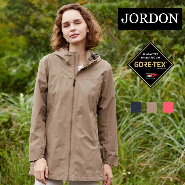 JORDON 橋登 GORE-TEX 防水機能輕薄風衣(防風/透氣/連帽/輕量/女外套/女大衣)