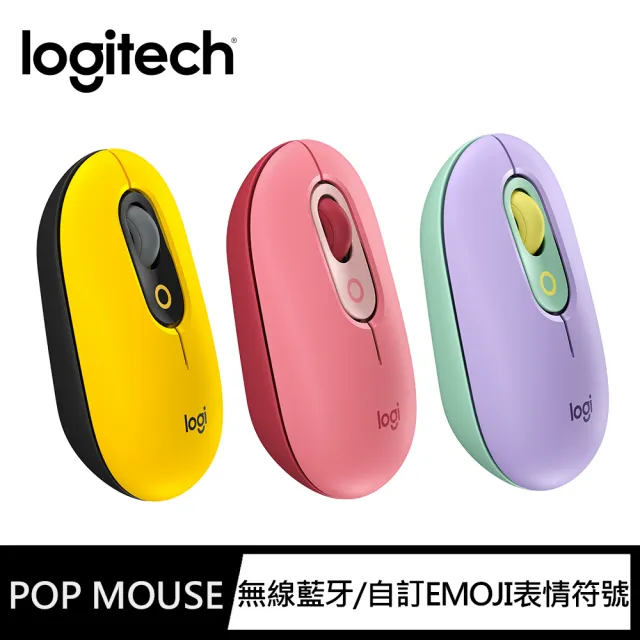 【Logitech 羅技】鍵鼠組 POP Keys無線機械式鍵盤 + POP Mouse無線藍芽滑鼠