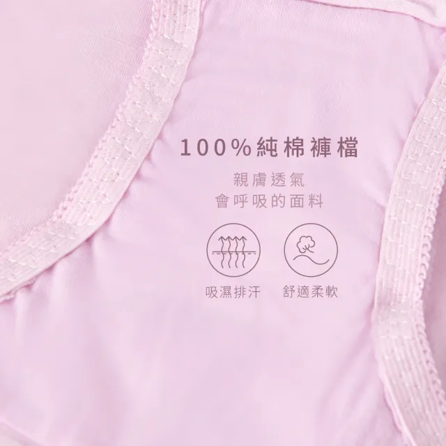 【Gennies 奇妮】3件組*孕婦內褲 蕾絲柔感高腰內褲(共2色)