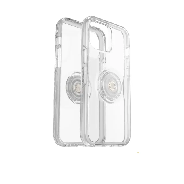 【OtterBox】iPhone 12 Pro Max 6.7吋 OtterPop Symmetry 炫彩幾何泡泡騷保護殼(透明)