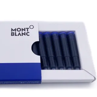 【MONTBLANC 萬寶龍】萬寶龍卡水 皇室藍寶 ROYAL BLUE四卡32入(128198)