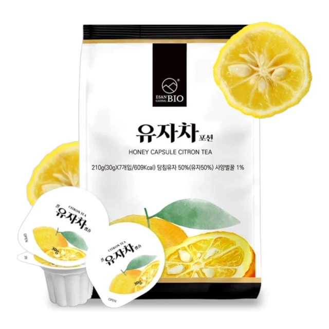 ESAN GLOBAL BIO 韓國蜂蜜柚子茶210g(30gx7入#膠囊#茶球)