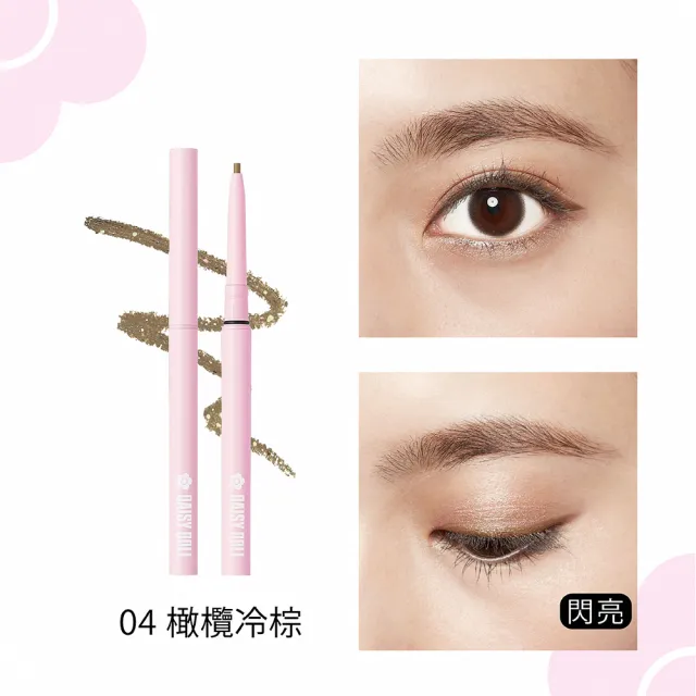 【DAISY DOLL】小花抗暈絲滑眼線膠筆0.14g(4色任選)