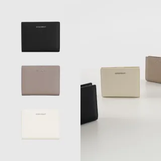 【ROBINMAY】旋木真皮薄短夾(壓扣封口/多色任選)