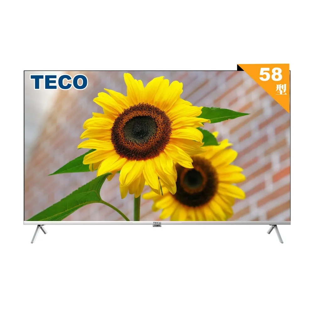 【TECO 東元】58吋4K UHD連網Google TV液晶顯示器(TL58GU2TRE福利品)