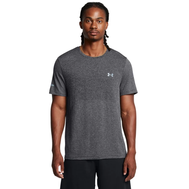 UNDER ARMOUR UA 男 SEAMLESS STRIDE 短袖T-Shirt_1375692-015(灰色)