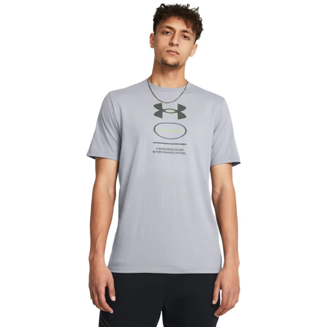 UNDER ARMOUR UA 男 LOGO 短袖T-Shirt_1380957-036(灰色)