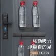【居然好日子】磁吸鞋架 鞋櫃 門後鞋架 毛巾架 傘架 置物架 拖鞋架 免打孔 門口收納架(長款2入)