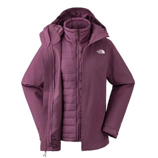 The North Face TNF 北臉 防水透氣三合一外套 W CARTO TRICLIMATE JACKET-AP 女 紫(NF0A5B1X1NI)