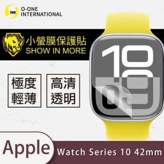 【o-one】Apple Watch Series 10系列 42mm/46mm 手錶螢幕保護貼2入