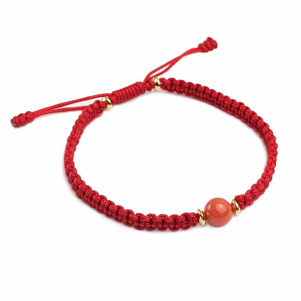大東山樑御珊瑚】天然紅珊瑚紅不讓平安手環(6.5-7mm) - momo購物網
