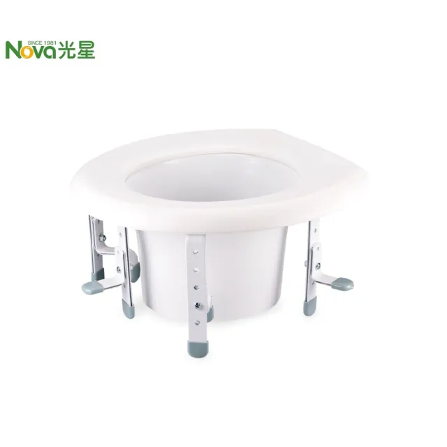【NOVA 光星】可裁切馬桶增高器(馬桶增高器#可裁切#支架式#安全穩定#輕鬆安裝#降低負擔#膝關節問題)