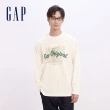 【GAP】男女裝 Logo純棉印花圓領長袖T恤-多款任選(622781&636018&637105)
