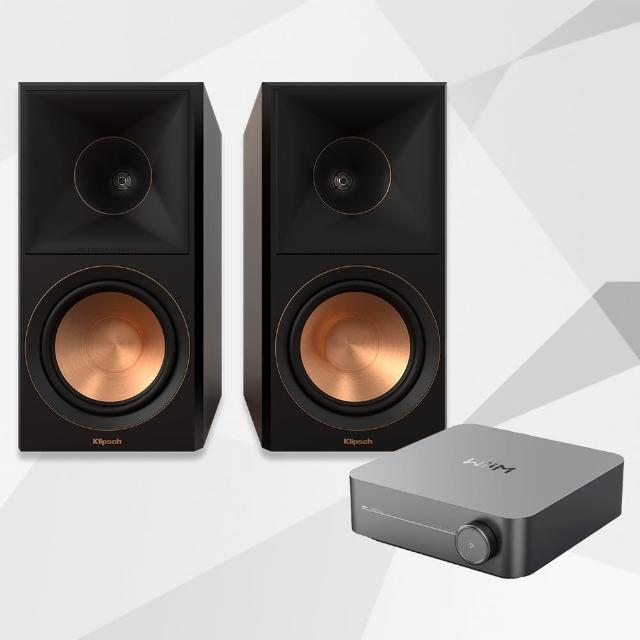 【Klipsch】RP-5000F II 落地型喇叭-黑檀+ WiiM AMP串流擴大機(兩聲道組合)