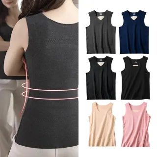 【FUN HOUSE】加絨保暖內衣背心 發熱衣 發熱背心 發熱內衣 保暖背心 雙面絨背心 女發熱衣 女內