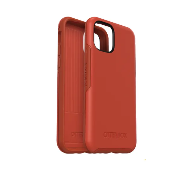 【OtterBox】iPhone 11 Pro 5.8吋 Symmetry 炫彩幾何保護殼(橘紅)