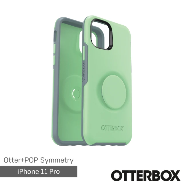 OtterBox iPhone 11 Pro 5.8吋 OtterPop Symmetry 炫彩幾何泡泡騷保護殼(薄荷綠色)