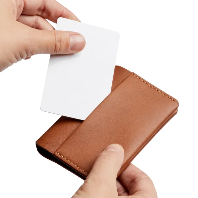 【Bellroy】官方直營 Under Cover 極簡卡片夾 橫版 - RFID防盜(焦糖棕/卡夾)