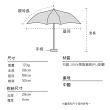 【w.p.c】日本Wpc. 杜鵑花晴雨傘 抗UV 附標準收納袋(3813-NV 海軍藍)