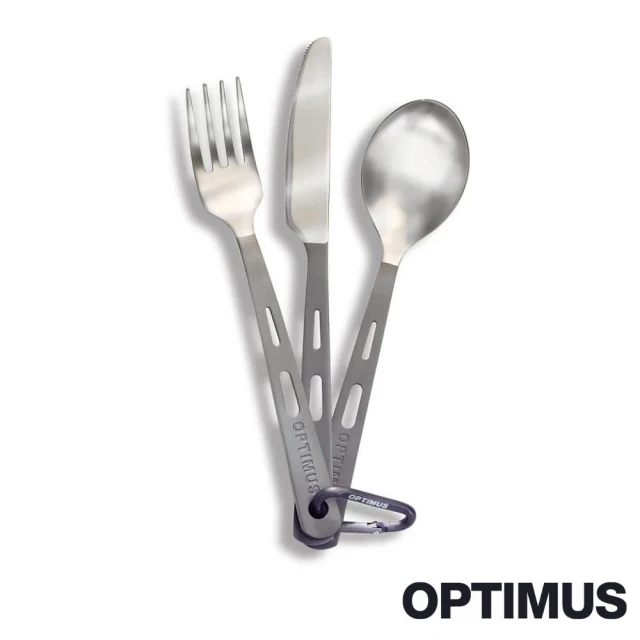 OPTIMUS Titanium 3-Piece Cutlery Set 鈦合金餐具三件組(馬布谷戶外)