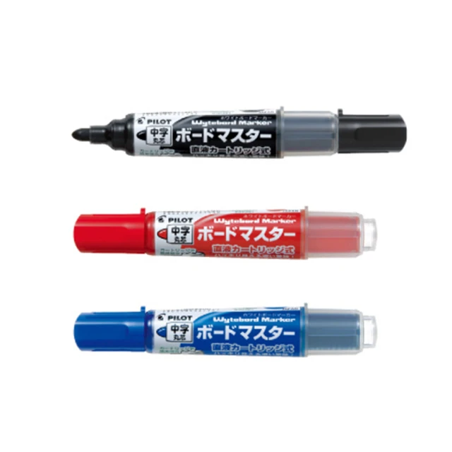 PILOT 百樂 PILOT 百樂 中字白板筆+量販卡水組合10支筆+30支卡水/組 WMBM-12L WMRF-80-10